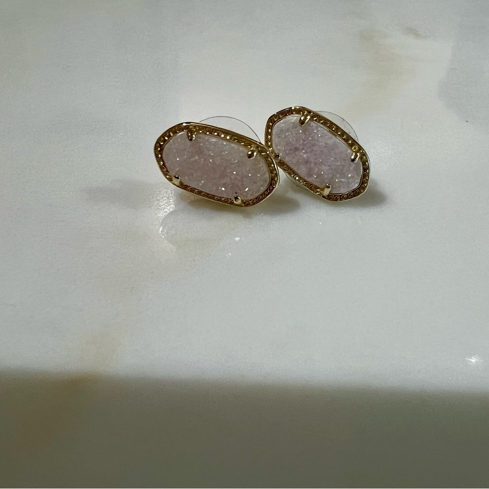 Kendra Scott Gold and Stone Earrings